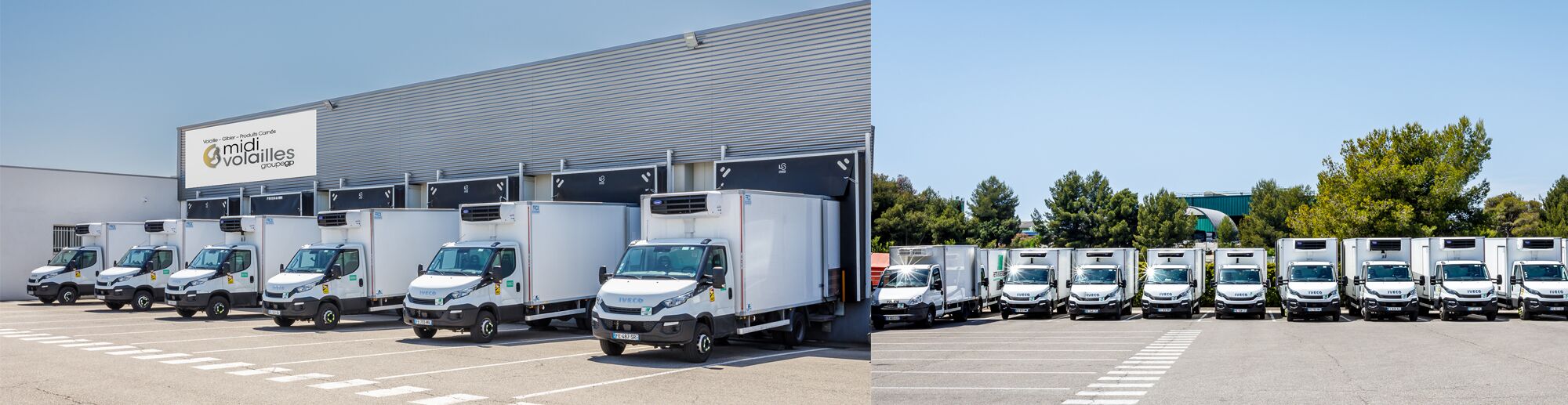 Quai de Midi Volailles où arrivent les camions